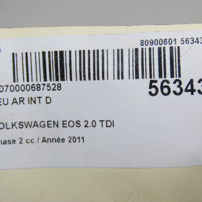 Feu arrière intérieur droit occasion VOLKSWAGEN EOS Phase 1 04-1995->04-1999 2.0 TDI 140ch 1Q0945094AD 5