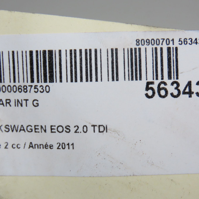Feu arrière interieur gauche occasion VOLKSWAGEN EOS Phase 1 04-1995->04-1999 2.0 TDI 140ch 1Q0945093AD 5