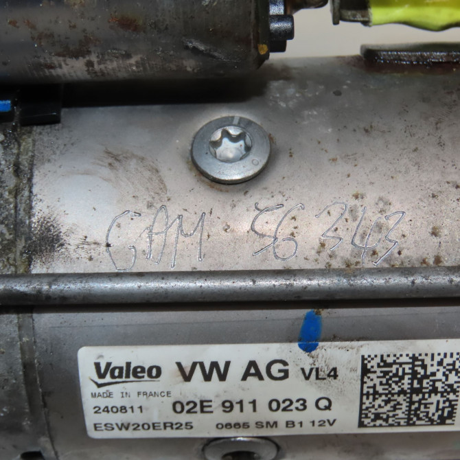 Démarreur occasion VOLKSWAGEN EOS Phase 1 04-1995->04-1999 2.0 TDI 140ch 2E911024CX 7