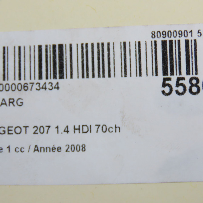 Feu arrière gauche occasion PEUGEOT 207 Phase 1 04-2006->06-2013 1.4 HDI 70ch 6350Y7 5