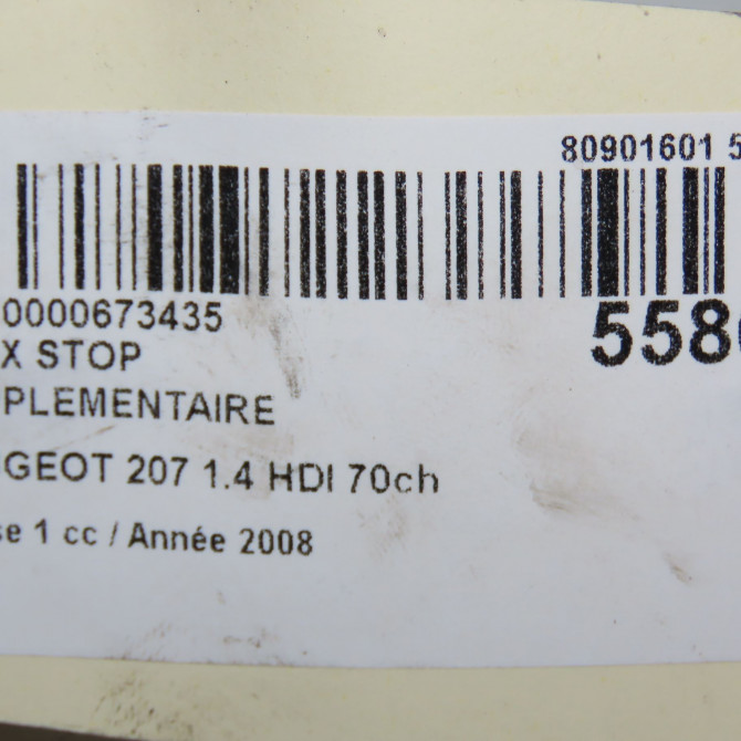Feux stop supplementaire occasion PEUGEOT 207 Phase 1 04-2006->06-2013 1.4 HDI 70ch 6350Y2 5