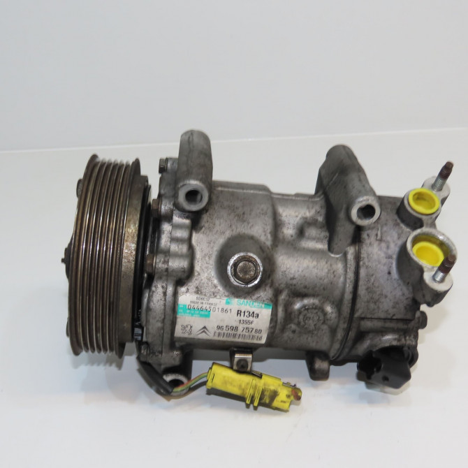 Compresseur air conditionne occasion PEUGEOT 207 Phase 1 04-2006->06-2013 1.4 HDI 70ch 9822826880 3