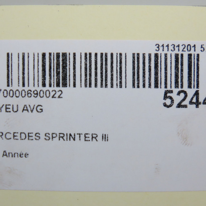 Moyeu avg occasion MERCEDES 5