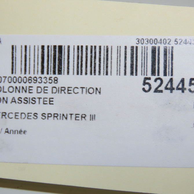 Colonne de direction non assistee occasion MERCEDES 9074605000 6