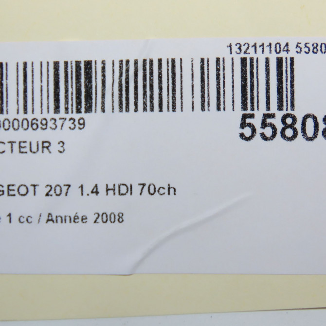 occasion PEUGEOT 207 Phase 1 04-2006->06-2013 1.4 HDI 70ch 1980K2 4