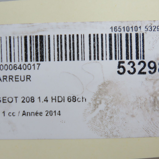 Démarreur occasion PEUGEOT 208 208 Phase 1 2012-03-01->2015-09-30 1.4 HDI 68ch 5802Z8 7