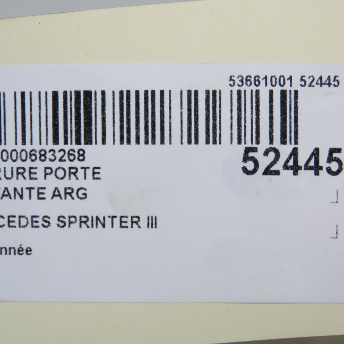 Serrure porte battante arg occasion MERCEDES 6