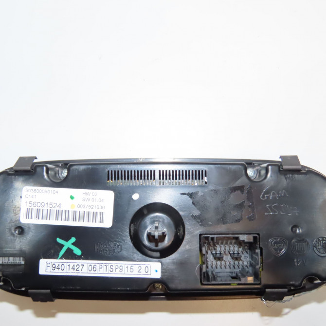 Commande de chauffage occasion ALFA ROMEO GIULIETTA II Phase 1 03-2010->12-2013 1.6 JTDM 105ch 156123650 2