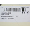 RESISTANCE DE CHAUFFAGE