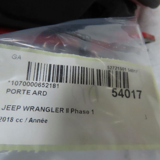 Porte arrière droite occasion JEEP WRANGLER II Phase 1 04-2007->... K68281908AP 4