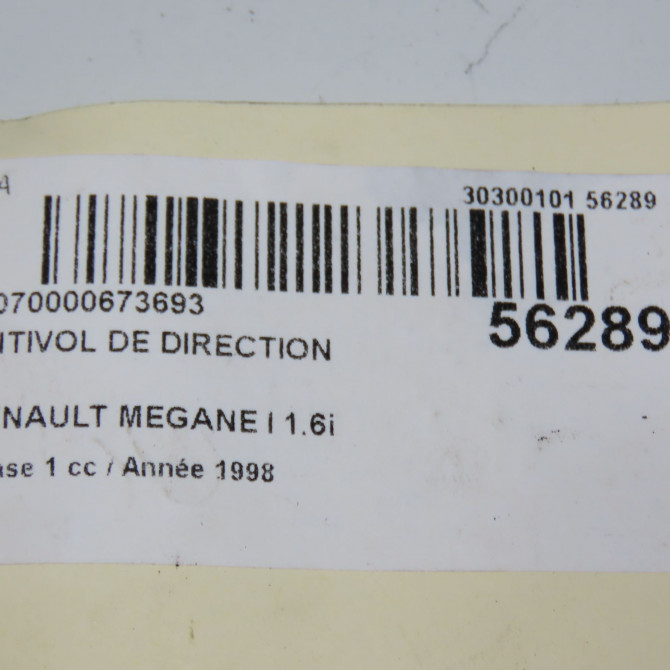 Antivol de direction occasion RENAULT MEGANE I Phase 1 11-1995->03-1999 1.6i 7701469419 5
