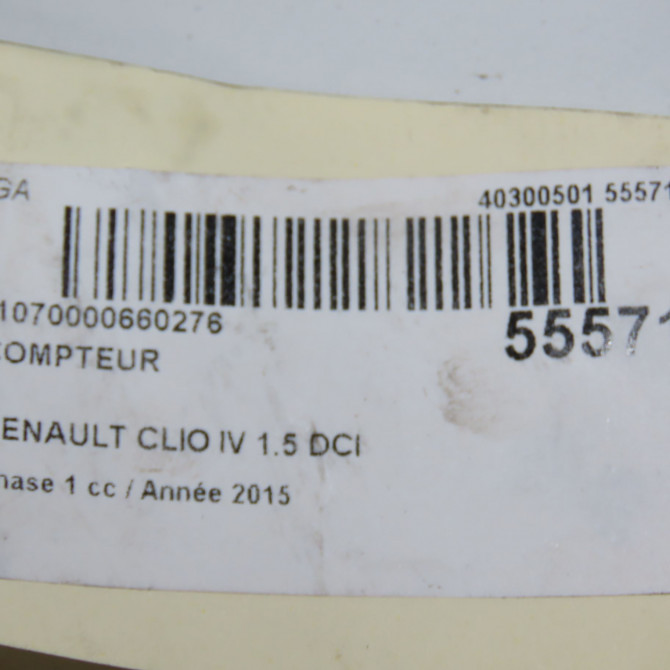 Compteur occasion RENAULT CLIO IV Phase 1 07-2012->... 1.5 DCI 90ch 248104140R 6