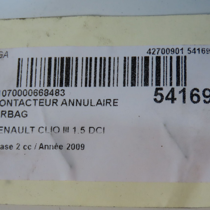 occasion RENAULT CLIO III Phase 2 03-2009->12-2014 1.5 DCI 85ch 5