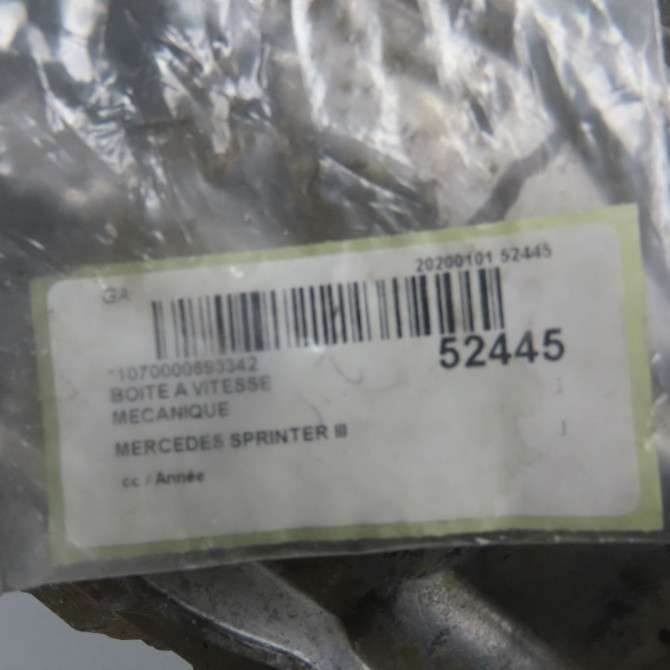 Boîte à vitesse mecanique occasion MERCEDES 7