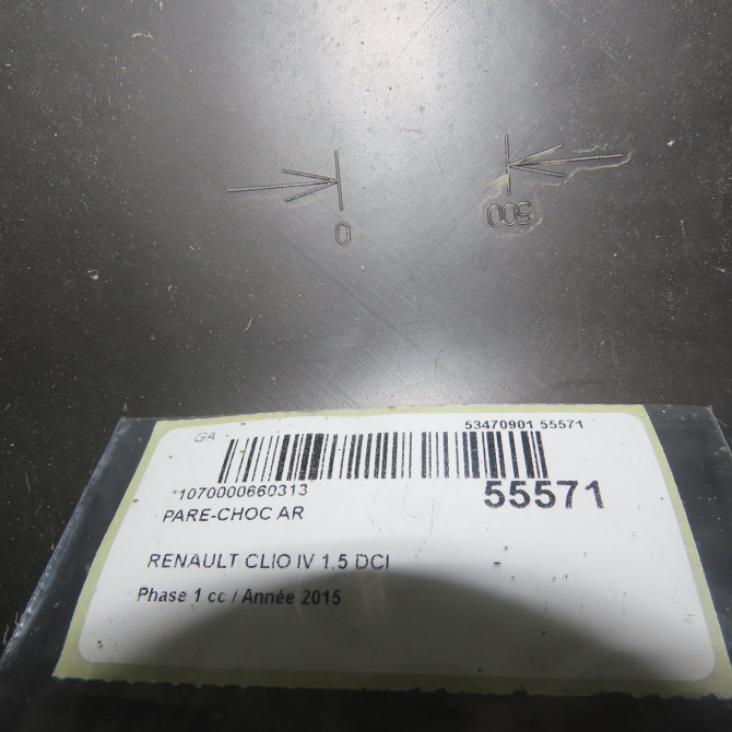 Pare-choc arrière occasion RENAULT CLIO IV Phase 1 07-2012->... 1.5 DCI 90ch 850126718R 5