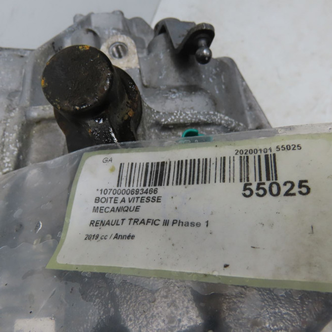 Boîte à vitesse mecanique occasion RENAULT TRAFIC III Phase 1 06-2014->... 8201751160 7