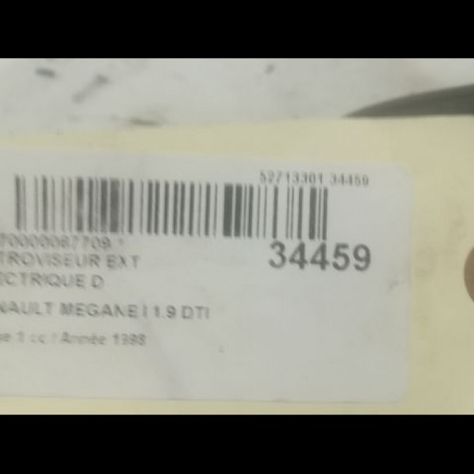 Retroviseur exterieur electrique droit occasion RENAULT MEGANE I Phase 1 11-1995->03-1999 1.9 DTI 7700834184 3