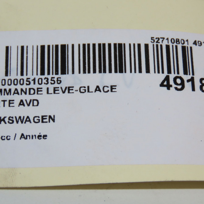 Commande lève-glace porte avant droite occasion VOLKSWAGEN TRANSPORTER VI Phase 1 06-2015->... 7L6959855BREH 4