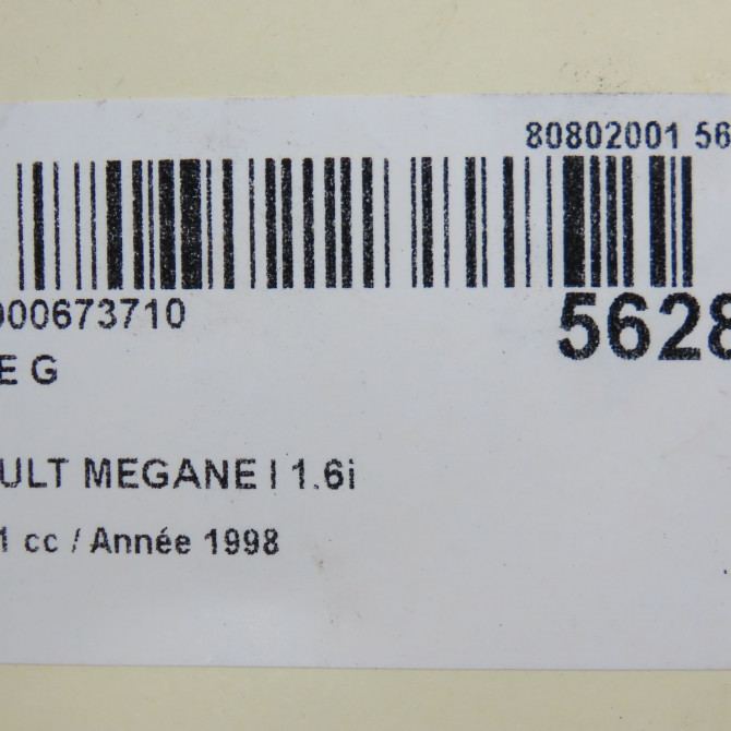 Phare gauche occasion RENAULT MEGANE I Phase 1 11-1995->03-1999 1.6i 7701040687 5
