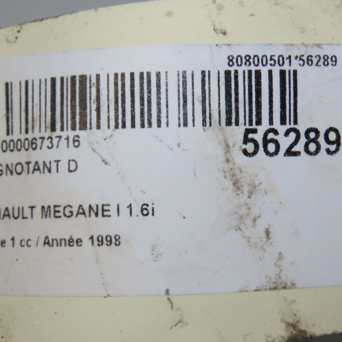 Clignotant droit occasion RENAULT MEGANE I Phase 1 11-1995->03-1999 1.6i 7701040713 6