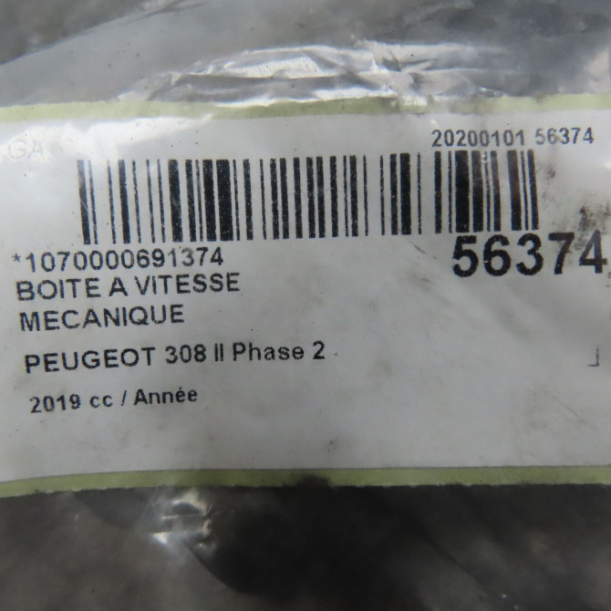 Boîte à vitesse mecanique occasion PEUGEOT 308 II 308 II Phase 2 2017-04-01-> 1640539980 6
