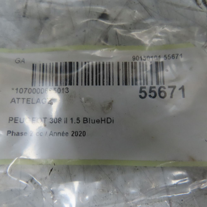 Attelage occasion PEUGEOT 308 II Phase 1 04-1995->04-1999 1.5 BlueHDi 130ch 4