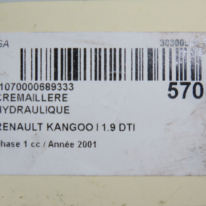 Cremaillere hydraulique occasion RENAULT KANGOO I Phase 1 09-1997->06-2003 1.9 DTI 8v 80ch 8200895863 5