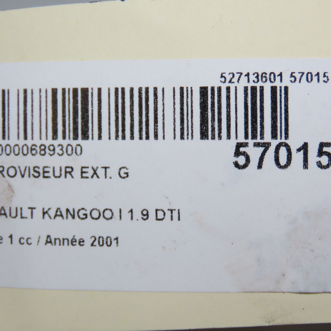 Retroviseur exterieur gauche occasion RENAULT KANGOO I Phase 1 09-1997->06-2003 1.9 DTI 8v 80ch 7700304834 5