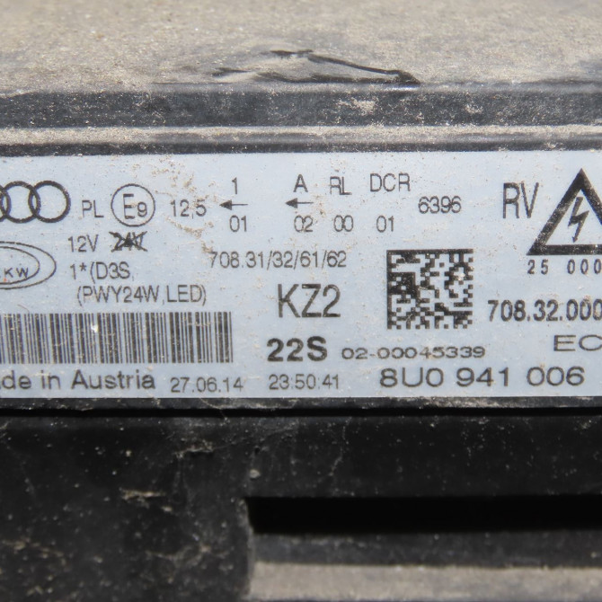 Phare droit occasion AUDI Q3 Phase 1 06-2011->... 8U0941044 6