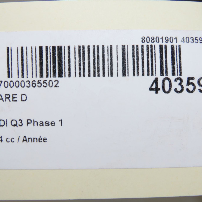 Phare droit occasion AUDI Q3 Phase 1 06-2011->... 8U0941044 8