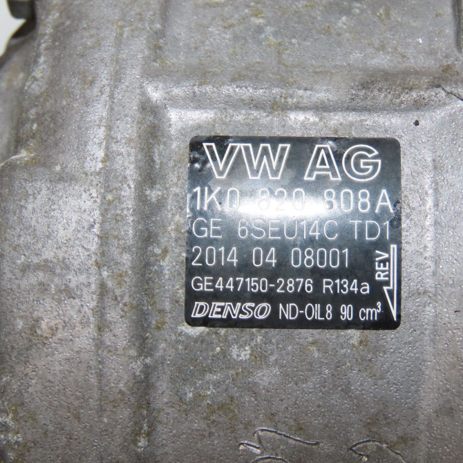 Compresseur air conditionne occasion AUDI Q3 Phase 1 06-2011->... 1K0820808A 7