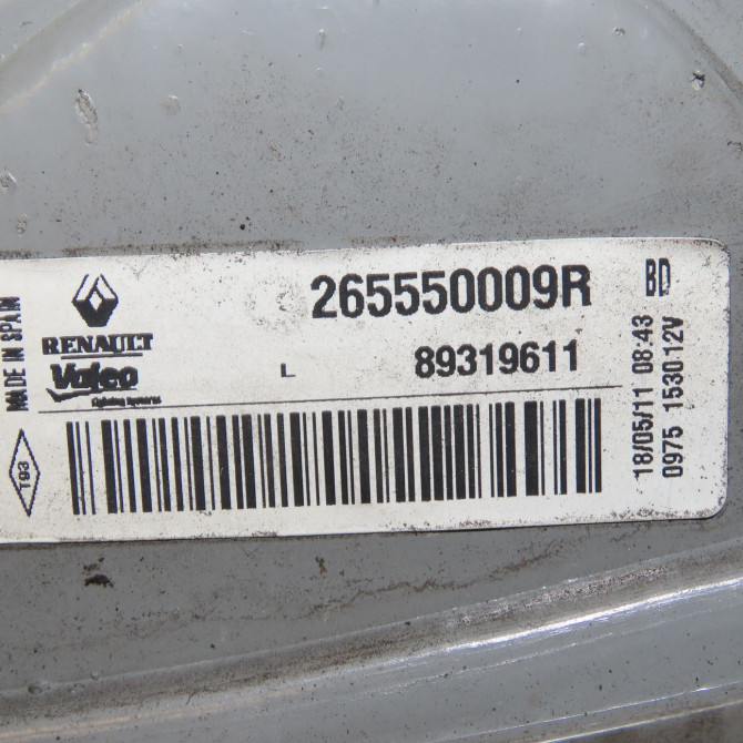 Feu arrière interieur gauche occasion RENAULT MEGANE III Phase 1 11-2008->01-2012 1.5 DCI 110ch 265550009R 3