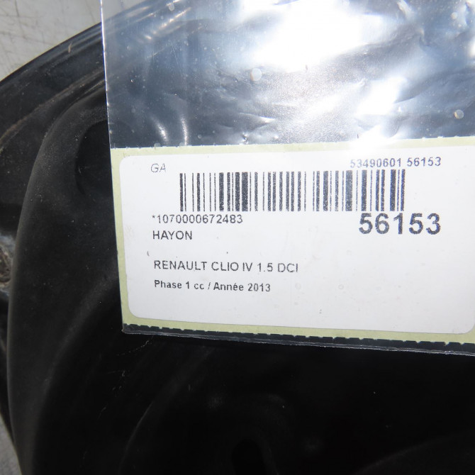 Hayon occasion RENAULT CLIO IV Phase 1 07-2012->... 1.5 DCI 90ch 901009631R 4