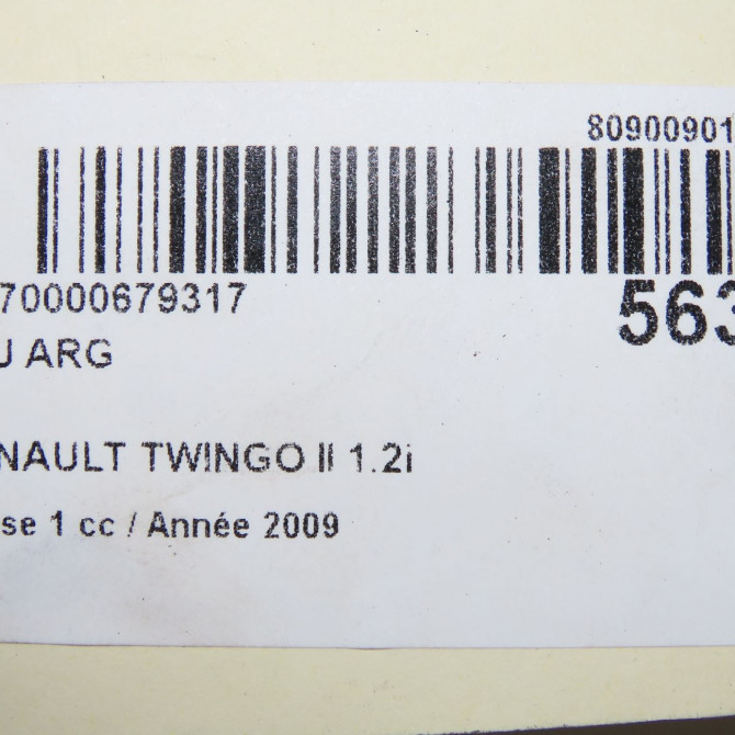 Feu arrière gauche occasion RENAULT TWINGO II Phase 1 06-2007->11-2011 1.2i 60ch 5