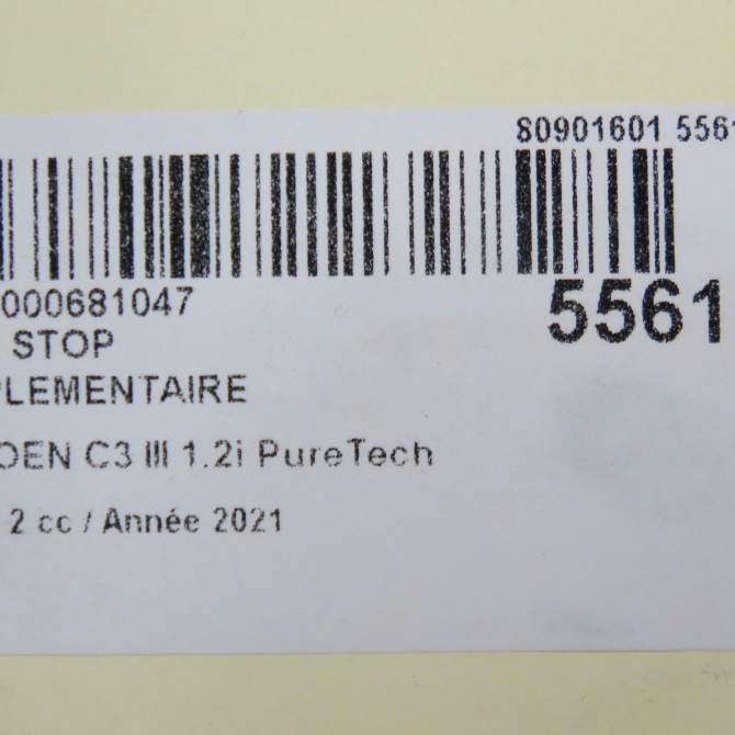 Feux stop supplementaire occasion  9812257880 5