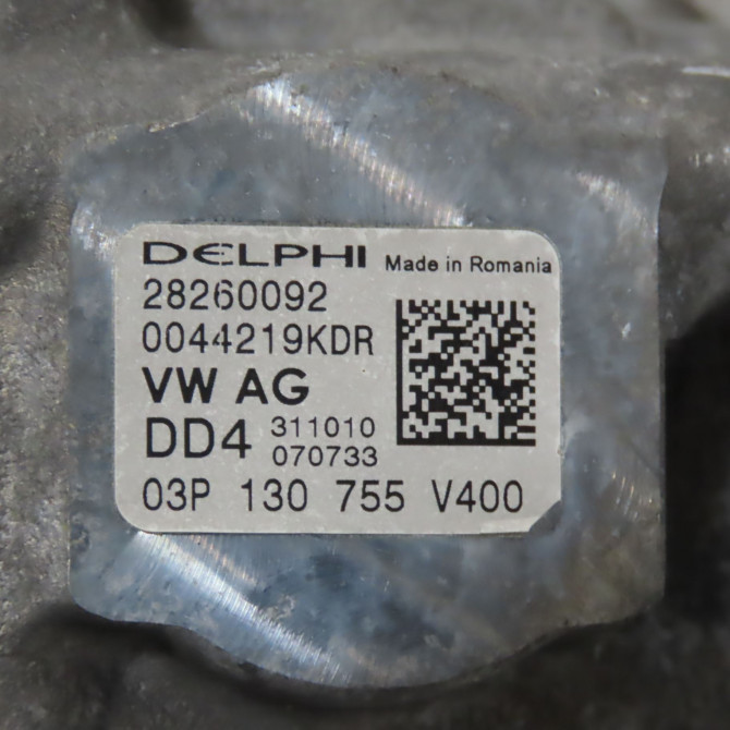 Pompe hp occasion VOLKSWAGEN POLO V POLO V Phase 1 2009-09-01->2014-05-31 1.2 TDI 75ch 3P130755 5