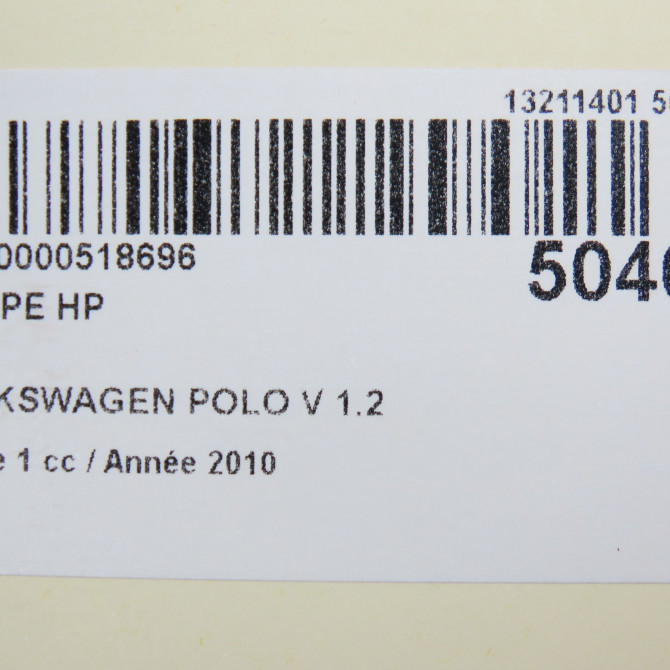 Pompe hp occasion VOLKSWAGEN POLO V POLO V Phase 1 2009-09-01->2014-05-31 1.2 TDI 75ch 3P130755 7
