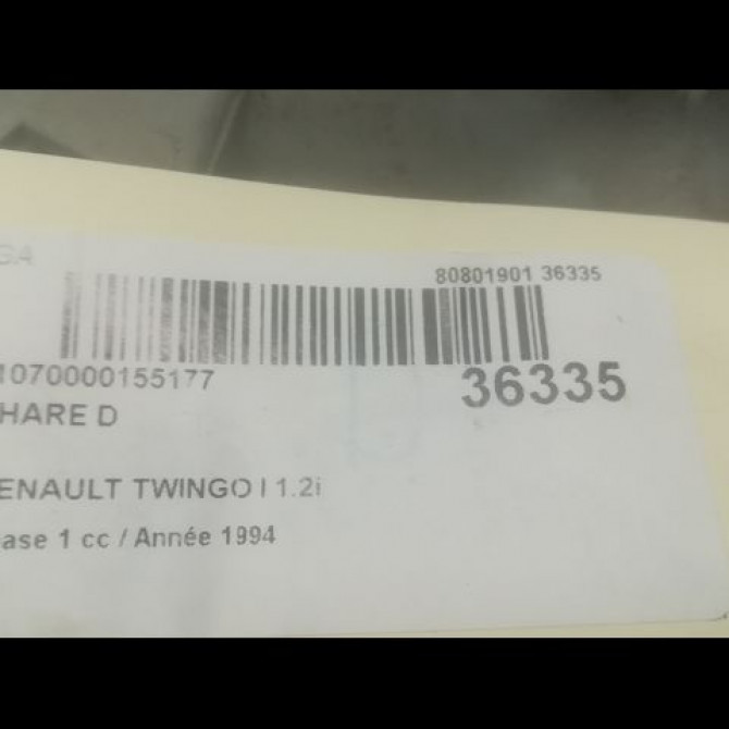 Phare droit occasion RENAULT TWINGO I Phase 1 04-1993->08-1998 1.2i 55ch 7701040499 3