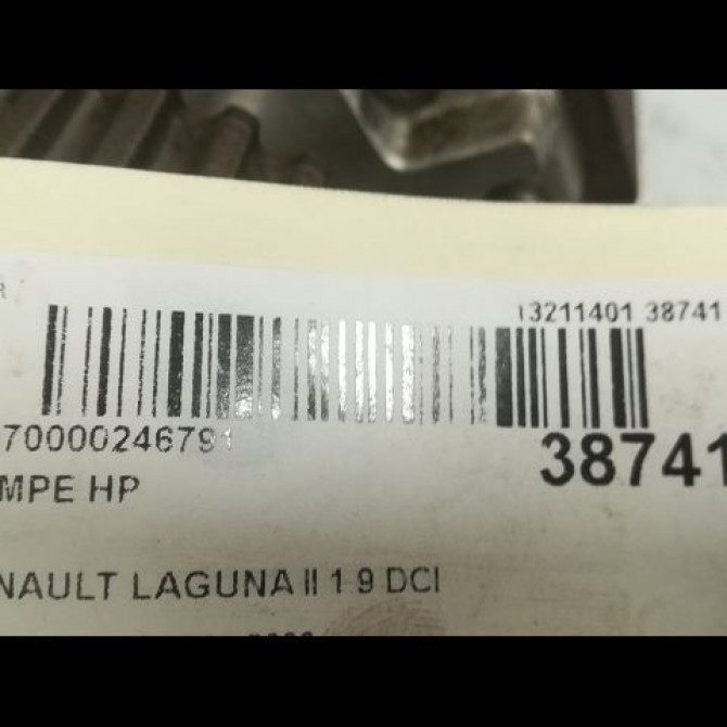Pompe hp occasion RENAULT LAGUNA II Phase 2 03-2005->09-2007 1.9 DCI 125ch 8200659766 4