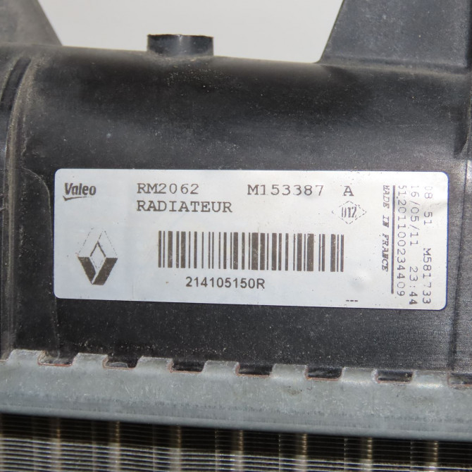 Radiateur occasion RENAULT MEGANE III Phase 1 11-2008->01-2012 1.5 DCI 110ch 214105150R 3