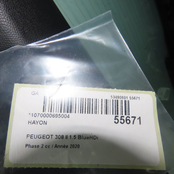 Hayon occasion PEUGEOT 308 II Phase 1 04-1995->04-1999 1.5 BlueHDi 130ch 1610669880 3