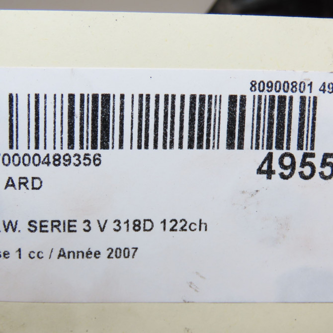 Feu arrière droit occasion B.M.W. SERIE 3 V Phase 1 03-2005->09-2008 318D 122ch 63216937458 5
