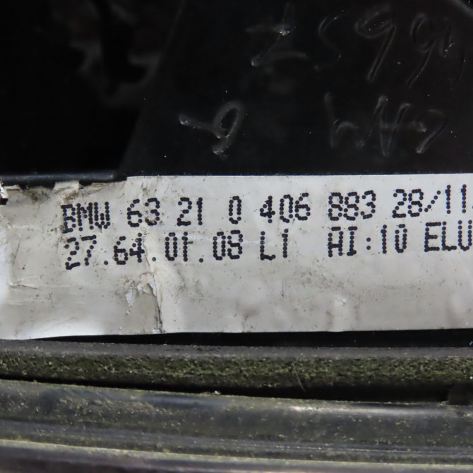 Feu arrière interieur gauche occasion B.M.W. SERIE 3 V Phase 1 03-2005->09-2008 63216937459 3