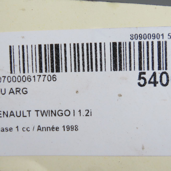 Feu arrière gauche occasion RENAULT TWINGO I Phase 1 04-1993->08-1998 1.2i 60ch 7701036397 6