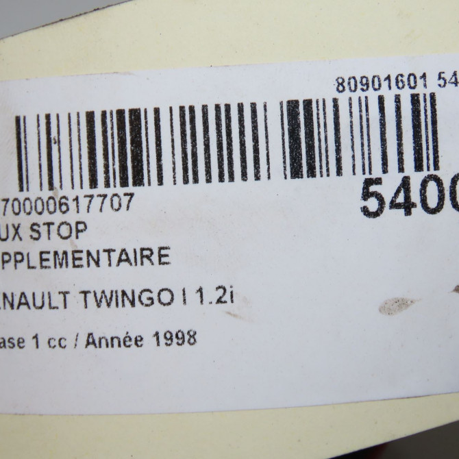 Feux stop supplementaire occasion RENAULT TWINGO I Phase 1 04-1993->08-1998 1.2i 60ch 7700416414 5