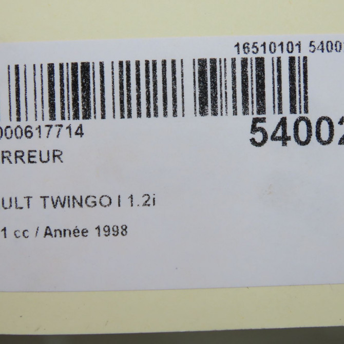 Démarreur occasion RENAULT TWINGO I Phase 1 04-1993->08-1998 1.2i 60ch 8200369521 6
