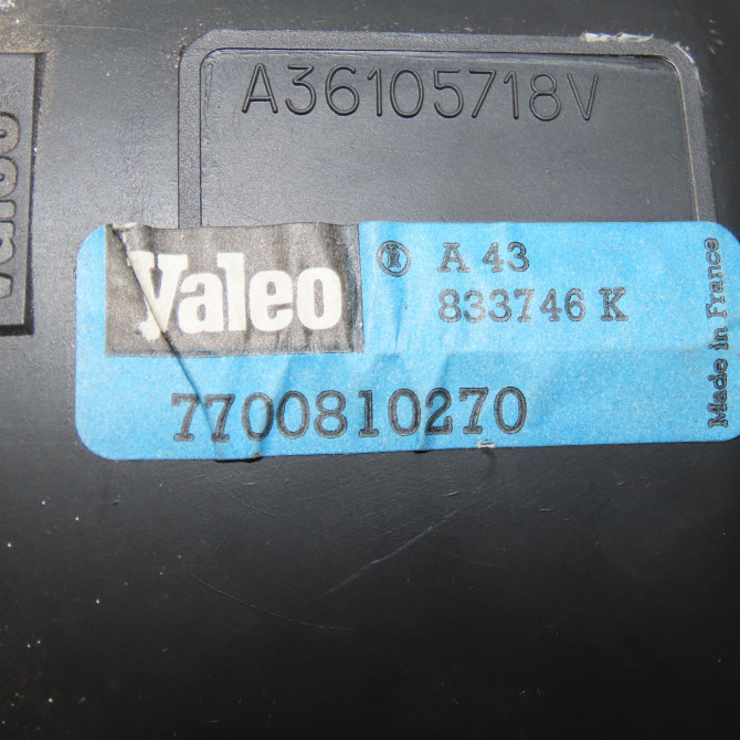 Ventilateur de chauffage occasion RENAULT CLIO I Phase 2 03-1994->03-1996 1.2 55ch 7701040540 7