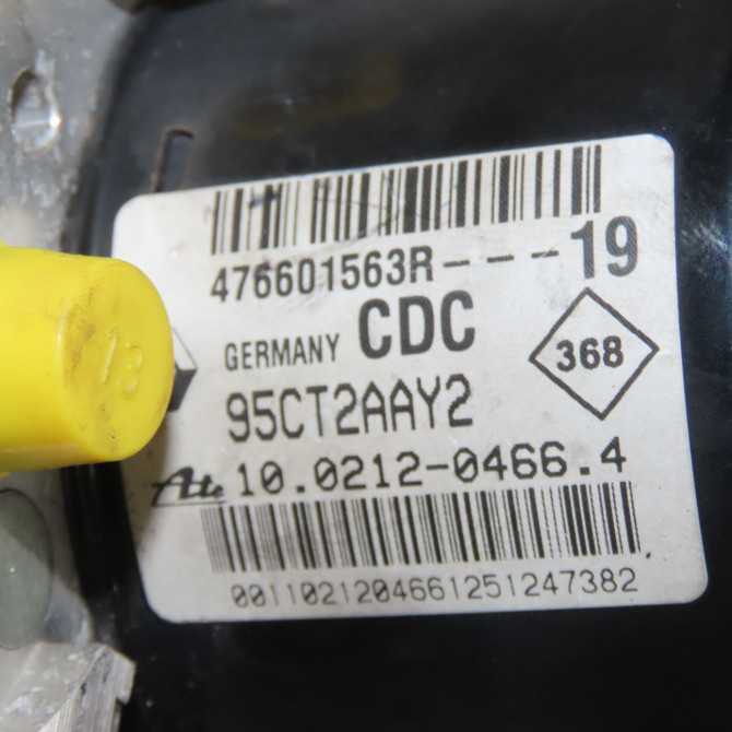 Unité hydraulique ABS occasion RENAULT MEGANE III Phase 1 11-2008->01-2012 1.5 DCI 110ch 476604304R 7