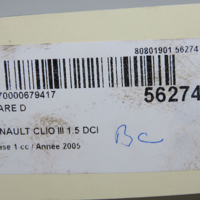 Phare droit occasion RENAULT CLIO III Phase 1 09-2005->03-2009 1.5 DCI 70ch 260100203R 6