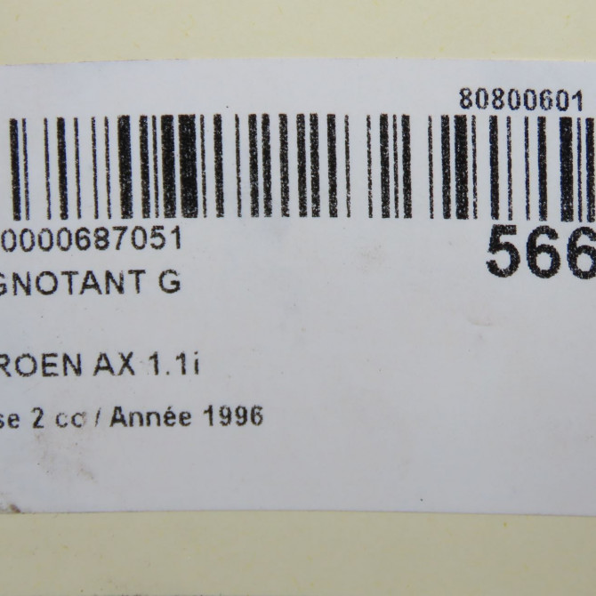 Clignotant gauche occasion CITROEN AX Phase 2 07-1991->06-1998 1.1i 95659635 6